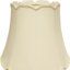 Abat-jour empire blanc en soie Monay Shantung-435273063-435273061