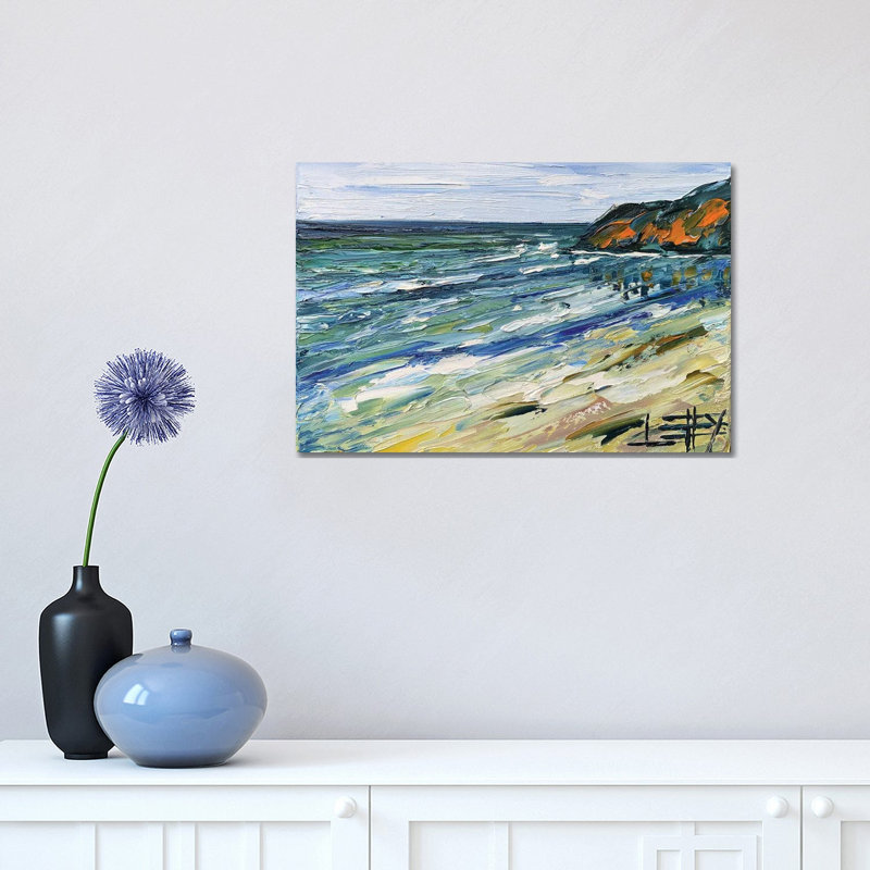 Big Sur Morning par - Toile tendue, H 12 po x l 18 po x 1,5 po