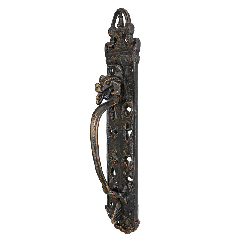 The Durley House Dragon Push/Pull Plate