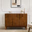 Buffet 44,3 "Mid-Century moderne avec rangement et trou de sortie-459150815