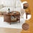 31.5'' Round Coffee Table With Shelf-1531118833