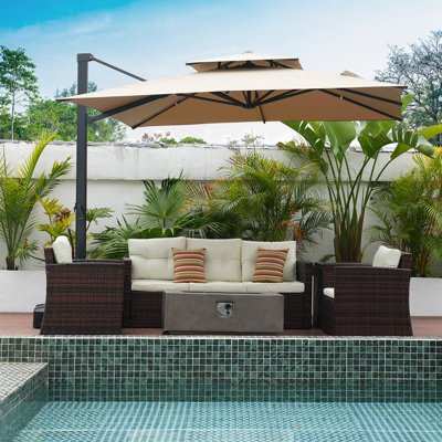Aluminum Patio Cantilever Umbrella
