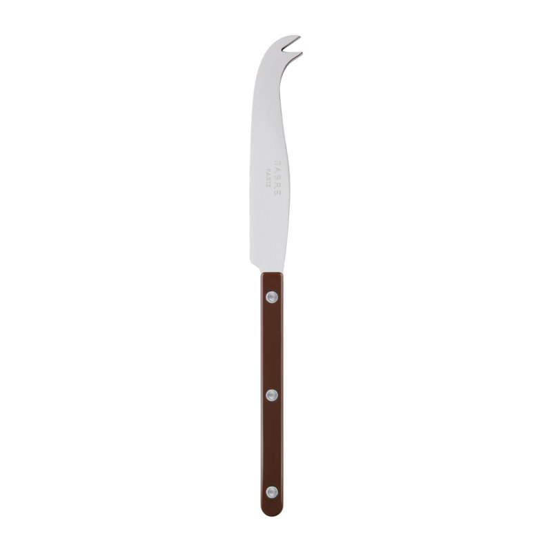 Bistrot Solid Cheese Knife, Chocolate
