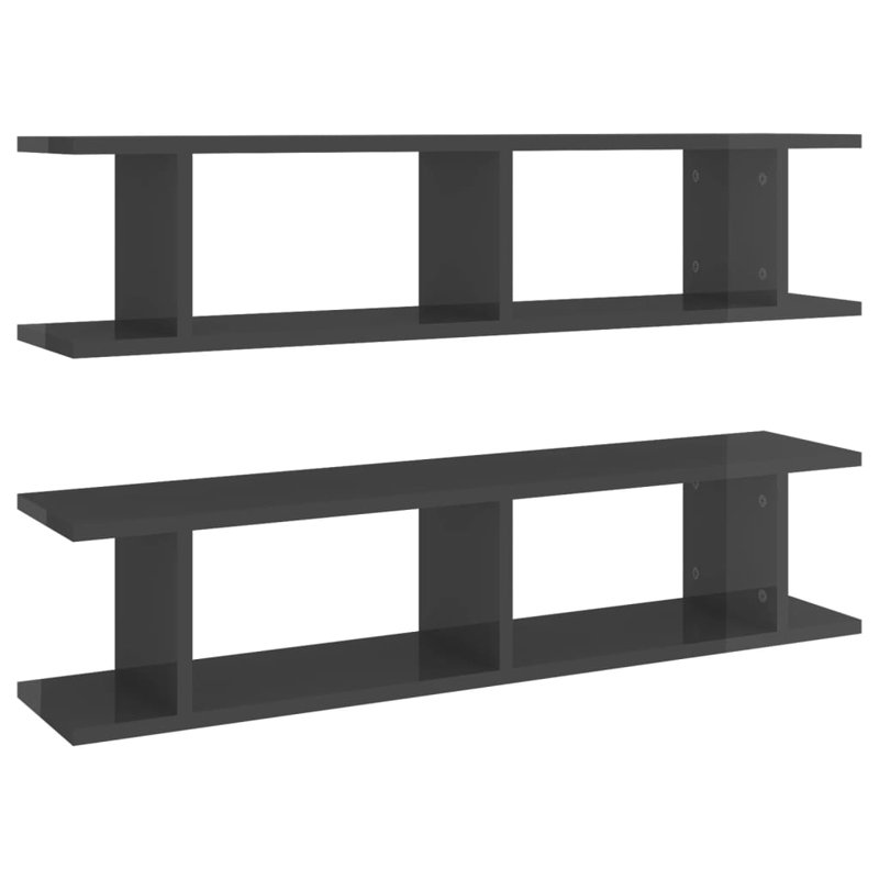 Gladine 4 Piece Accent Shelf, Grey