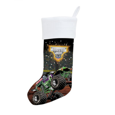 Monster Jam Grave Digger Christmas Stocking