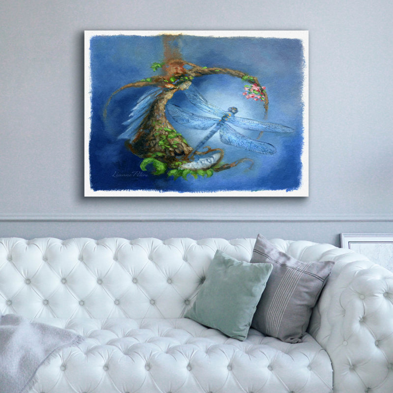 «Time for change» par Art and a Little Magic, art mural sur toile, 30 po x 26 po, H 40 po x l 54 po x P 1,5 po