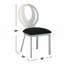 Ensemble de 2 chaises d'appoint en microfibre et en métal