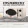 Nostalgia Retro 19" 0.9 cu ft. 800-Watt Countertop Microwave Oven
