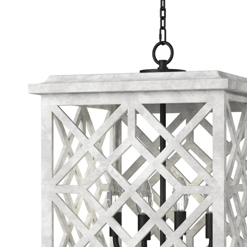 Chatham Wood Lantern, White