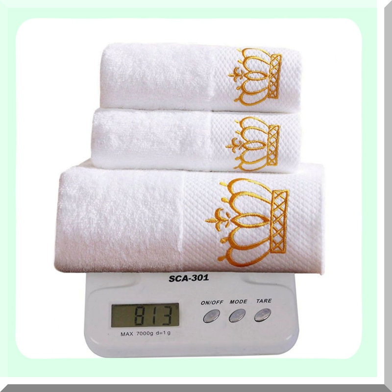 Luxury Cotton Bliss Bath Towel Set - Ultra Soft, Highly Absorbent, Hotel Spa Quality - Includes Bath Towel, Hand Towel, and Washcloth