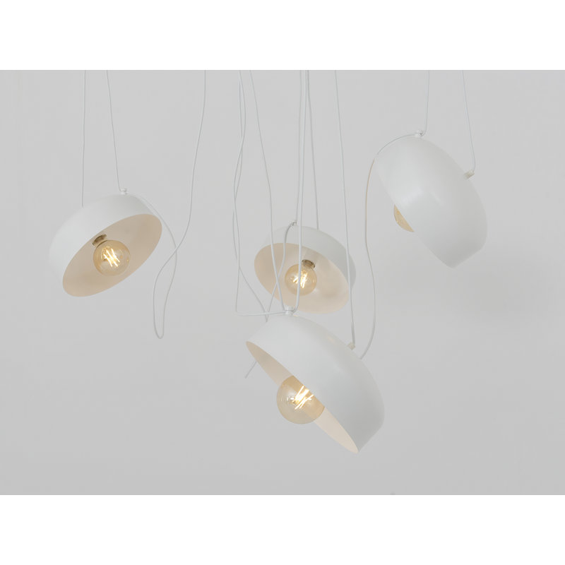 Allan 4 - Light Unique/Statement Pendant, White