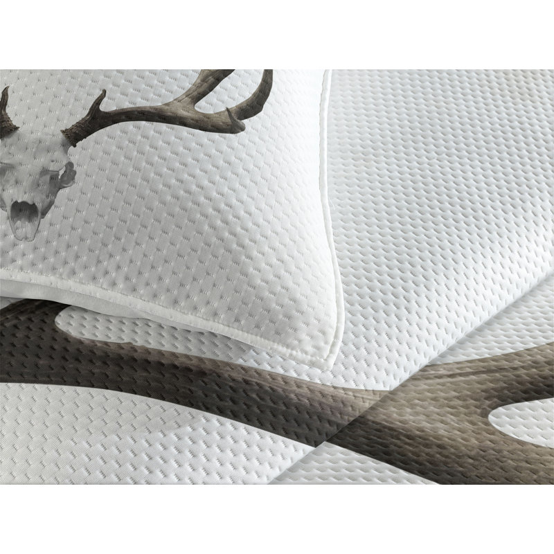 Rustic Coverlet, Twin Bedspread + 1 Sham