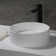 Alfi Brand 15.13'' White Matte Resin Circular Bathroom Sink