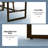Convenient Industrial Rectangular Height Table