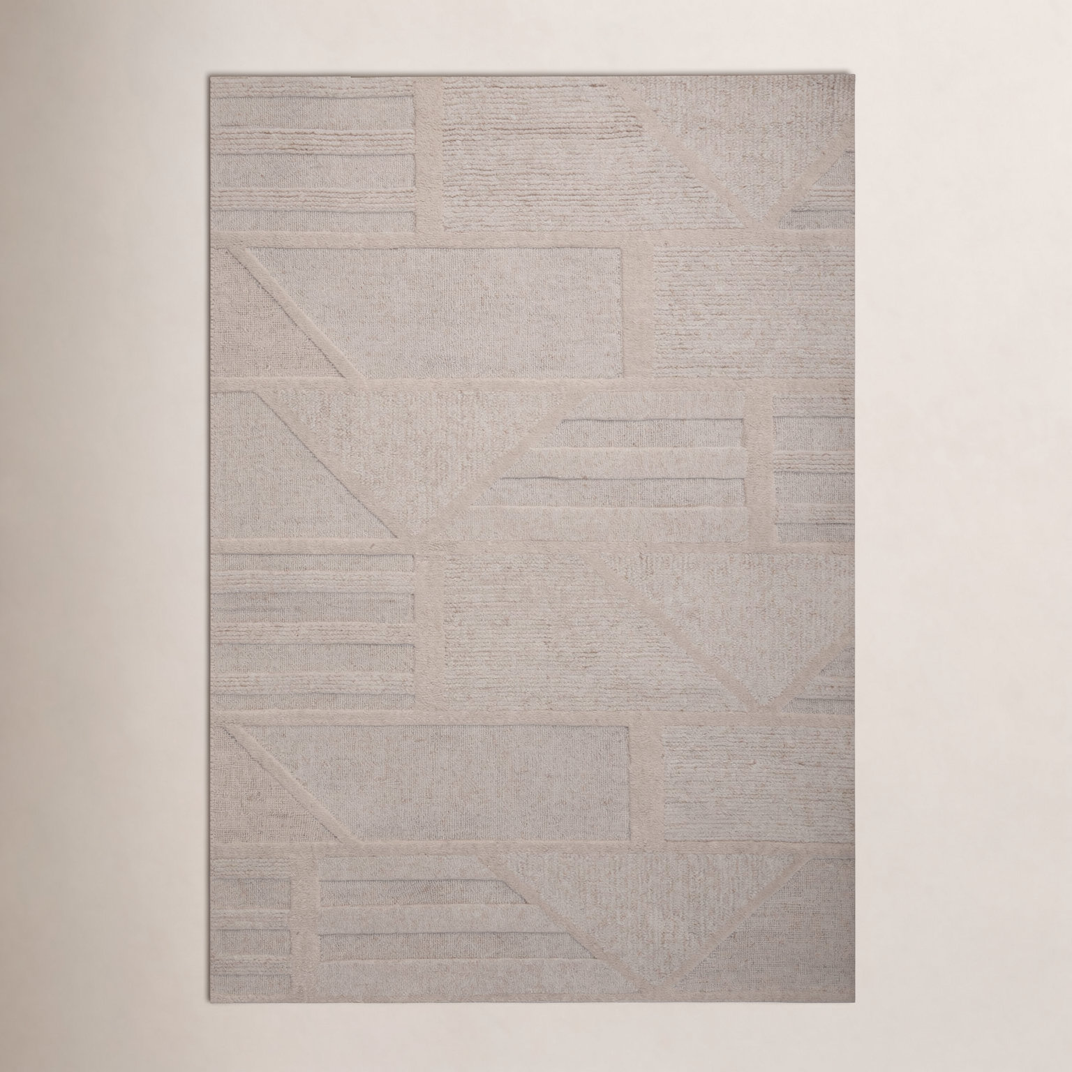 Hand-Tufted Wool Rug, Rectangle 7'9" x 9'9"