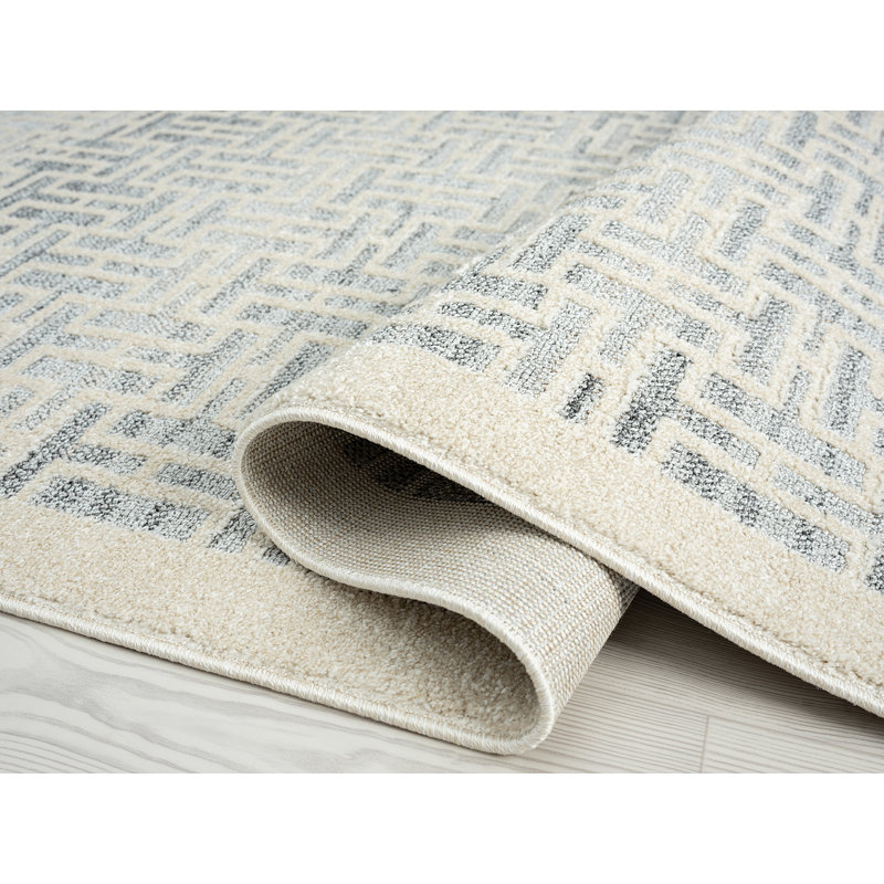 Acacius Abstract Indoor Rug, Rectangle 5'3" x 7'6"