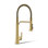 Kohler Tone Single Handle Semi-Professional Pre-Rinse Kitchen Sink Faucet with Three-Function Pull Down Sprayer