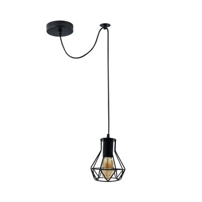 Celestyn 1 - Light Black Cluster Pendant