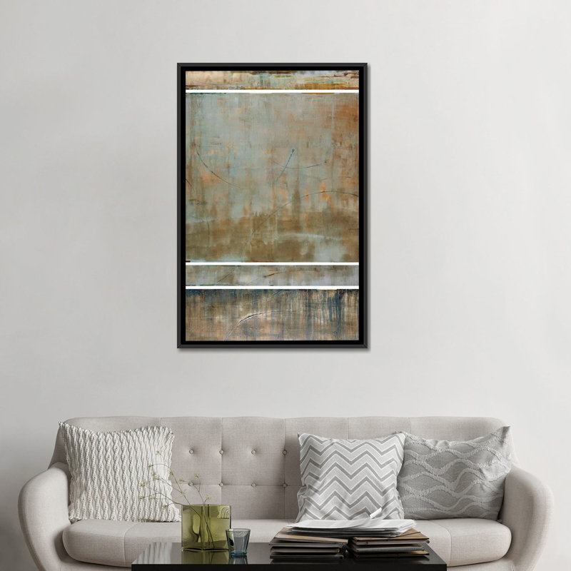 Impression sur toile, Toile avec cadre noir, H 48 po x l 32 po x P 1,5 po