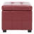 Graysie Faux Leather Ottoman-1421516753