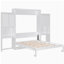Lit superposé avec bureau, coiffeuse et armoire