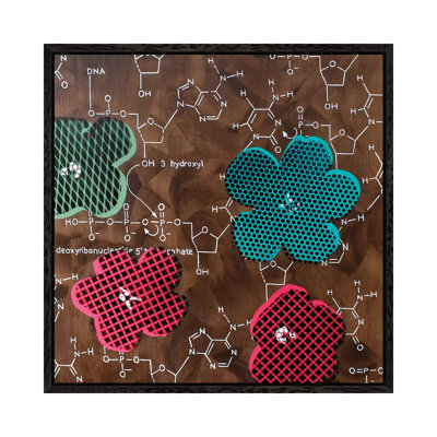 Four Flowers And Chemical DNA by Taylor Smith - Painting on Canvas