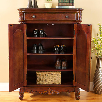 16 Pair Shoe Storage Cabinet