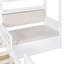Lit House avec canapé, lit plateforme pour enfants avec deux tiroirs et tablette de rangement-989069244