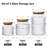Glass Jar - Set of 3