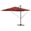 Roma Parasol with LED Strip Lights Aluminium and Polyester Garden Shade-515771279-515771274