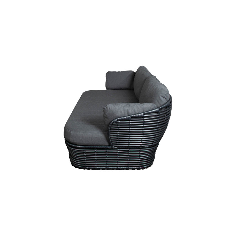 Basket 2-Seater Sofa, Gray