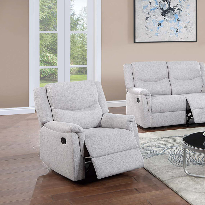 Fauteuil inclinable simple, Blanc cassé