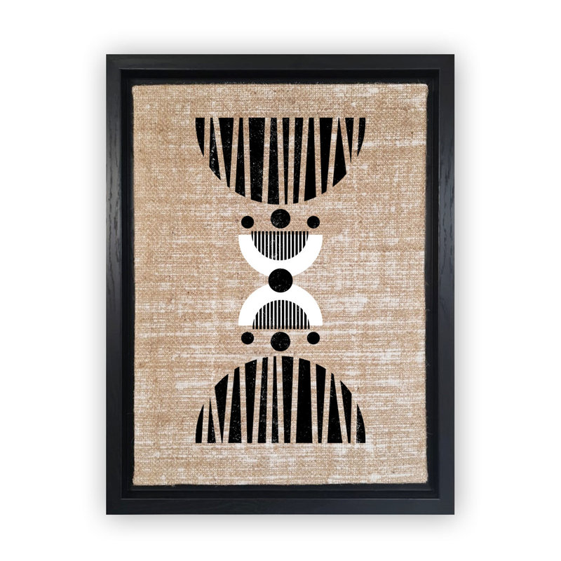 Decorative Canvas Painting, Black