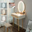 Foote Dressing Table with Mirror