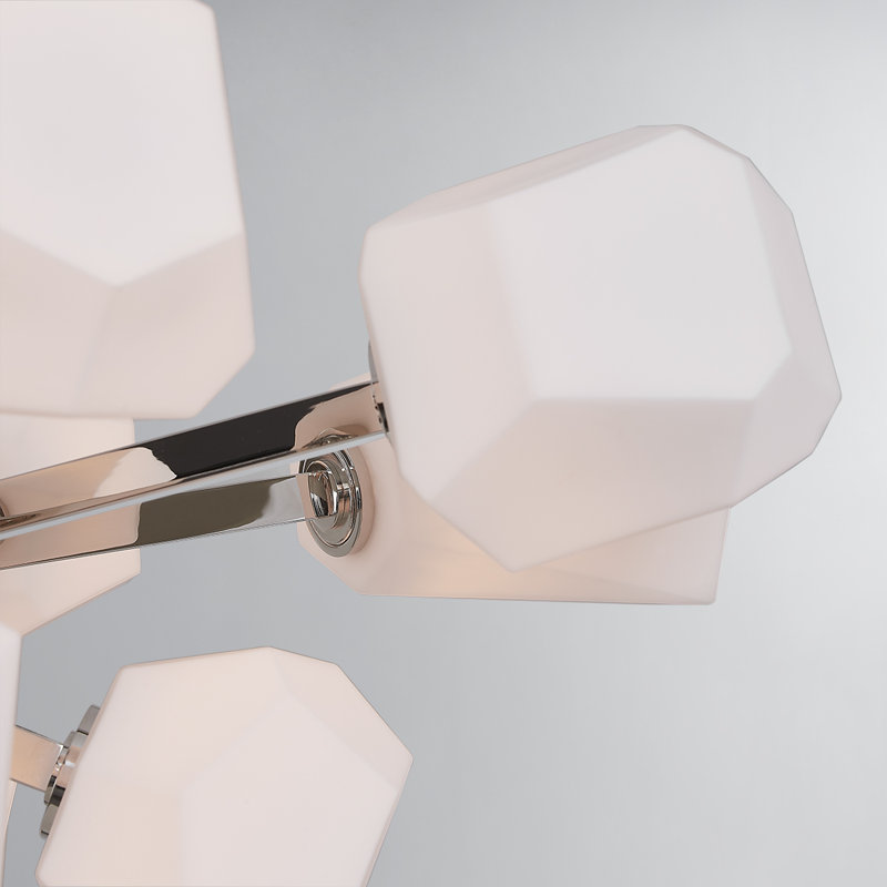 Lustre 13 lumières Tring par Pembrooke & Ives pour Hudson Valley Lighting, Nickel poli