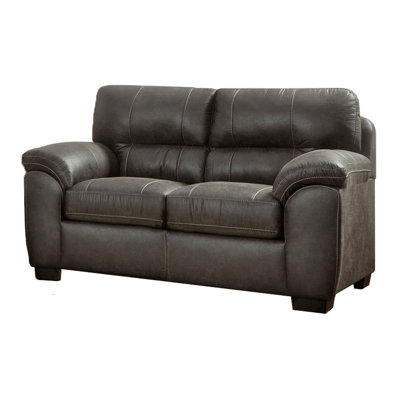 Tirana Contemporary Fabric Pillow-Top Arm Loveseat
