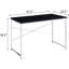 Table de maquillage contemporaine en noir - chambre à coucher élégante et spacieuse