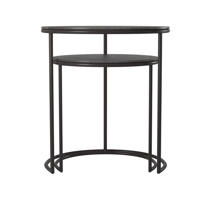 Candelo Nesting Tables, Graphite
