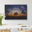 Three Trees At Sunset - Wrapped Canvas-61946033
