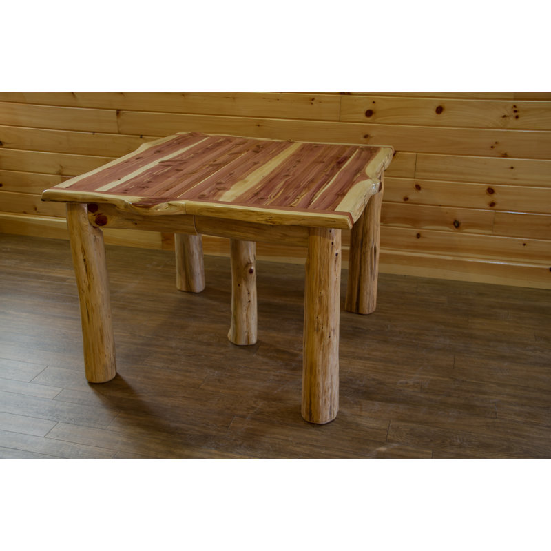 Fordingbridge 8 - Person Extendable Solid Wood Top Four Leg Dining Set