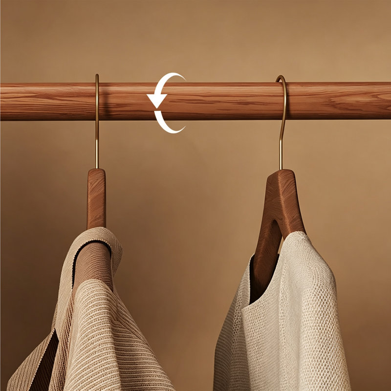 Portemanteau en frêne massif