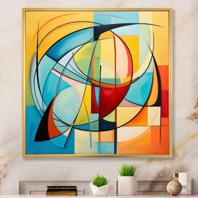 Coloré 0 Mid Century Abstract Essence I - Art abstrait Mid-Century