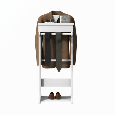 Nanak 17.31'' Manufactured Wood Clothing Rack