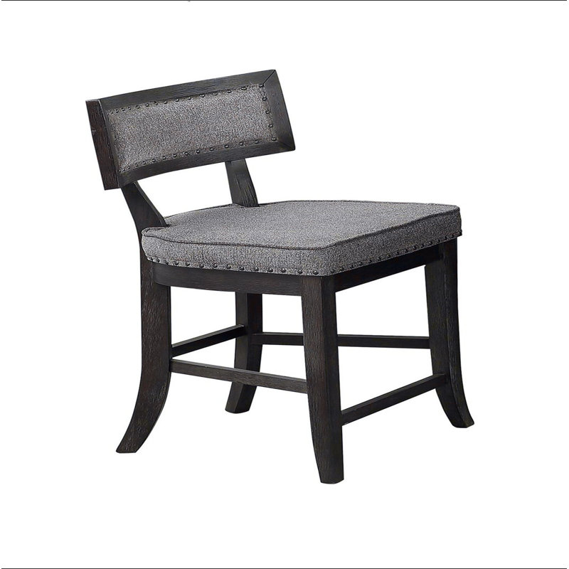 Cuisine Chaises de salle à manger en bois massif et placage pour chaise haute 2 pièces