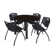 Albaugh 42" L Round Breakroom Table