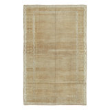 Vintage Turkish Kars Rug In Beige With Subtle Geometric Motifs - Rug & Kilim