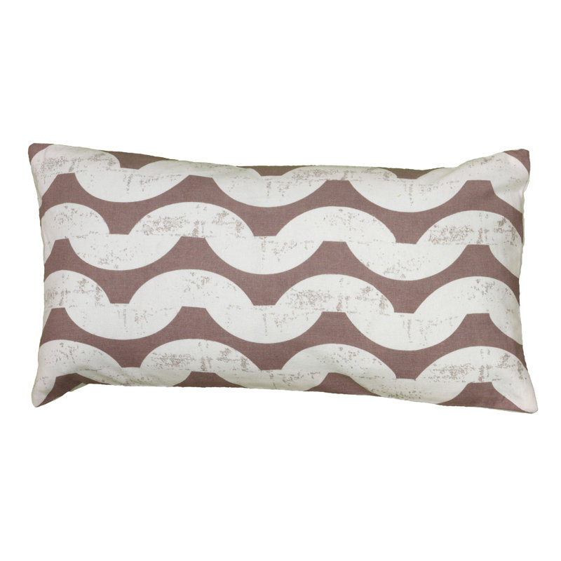 Coussin en coton Ampelius, Bleu