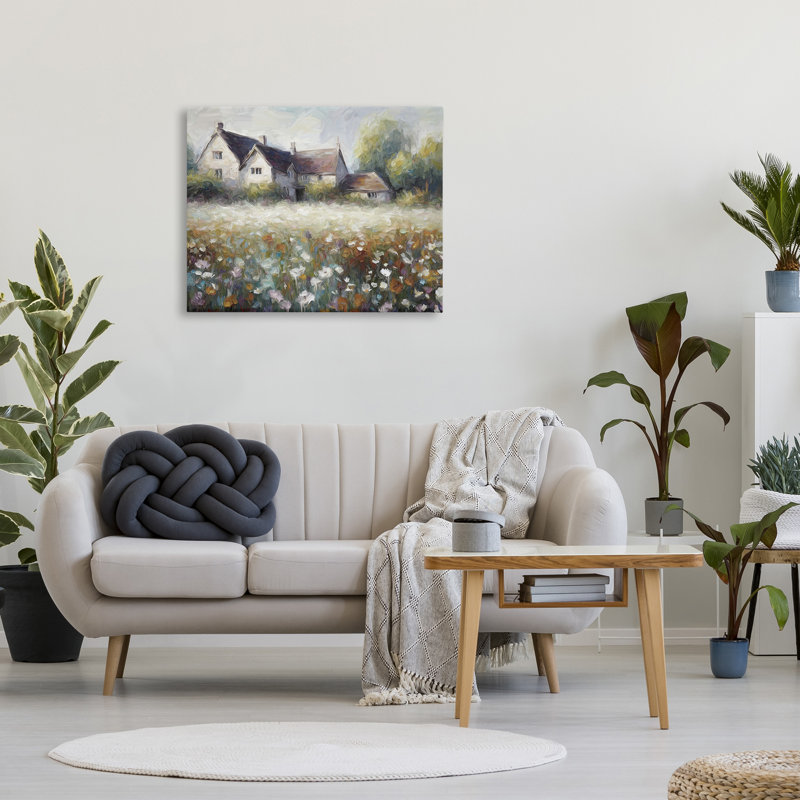 Art mural traditionnel sur toile prairie traditionnelle par Ramona Murdock, H 30 po x l 40 po