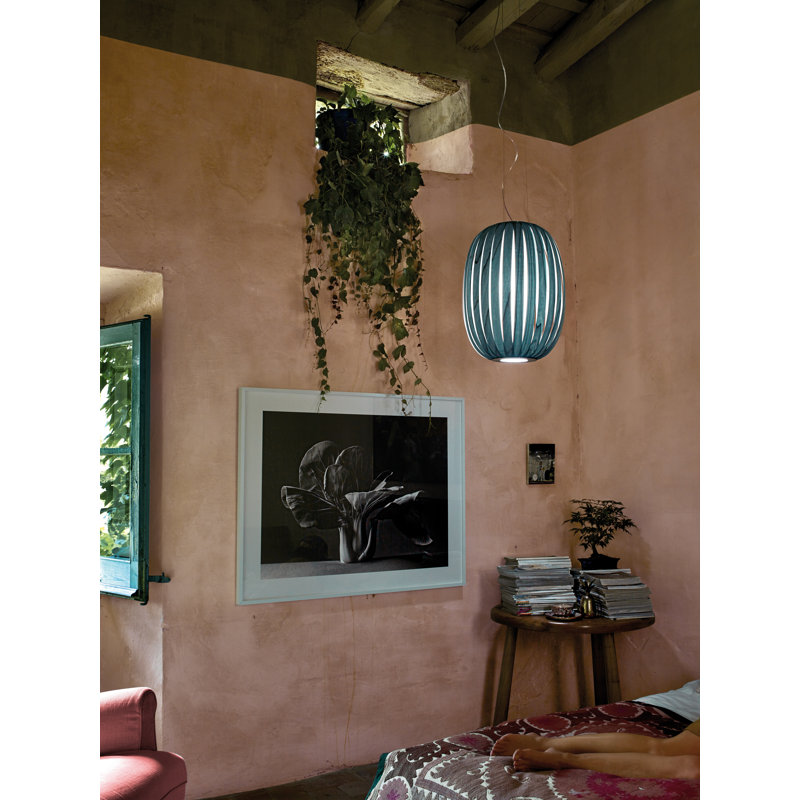 Pod 1 - Light Pendant, 24" H x 20.8" W x 20.8" D, E26 Base, Blue
