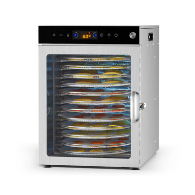 Séchoir à fruits en acier inoxydable 800W